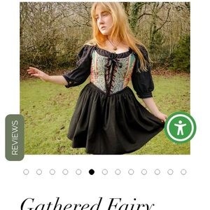 Vetch & Clover Gathered Cotton Fairy Skirt